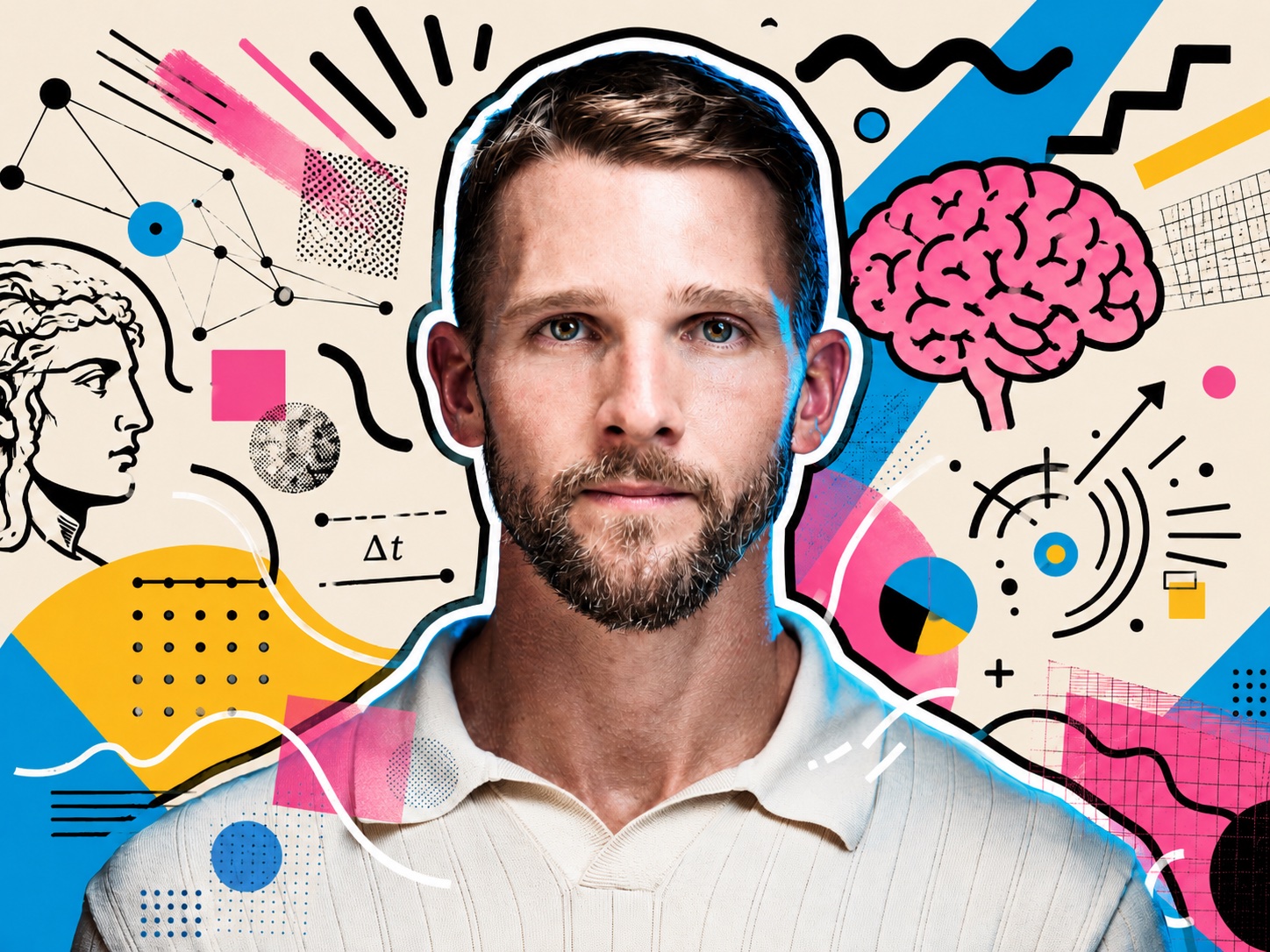 Collage portrait of Alec Barr
